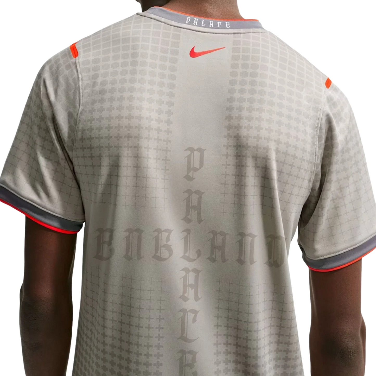 Nike x Palace England Dri-FIT Academy Pro Short Sleeve Football Top Pewter Grey/Bright Crimson (SS26)