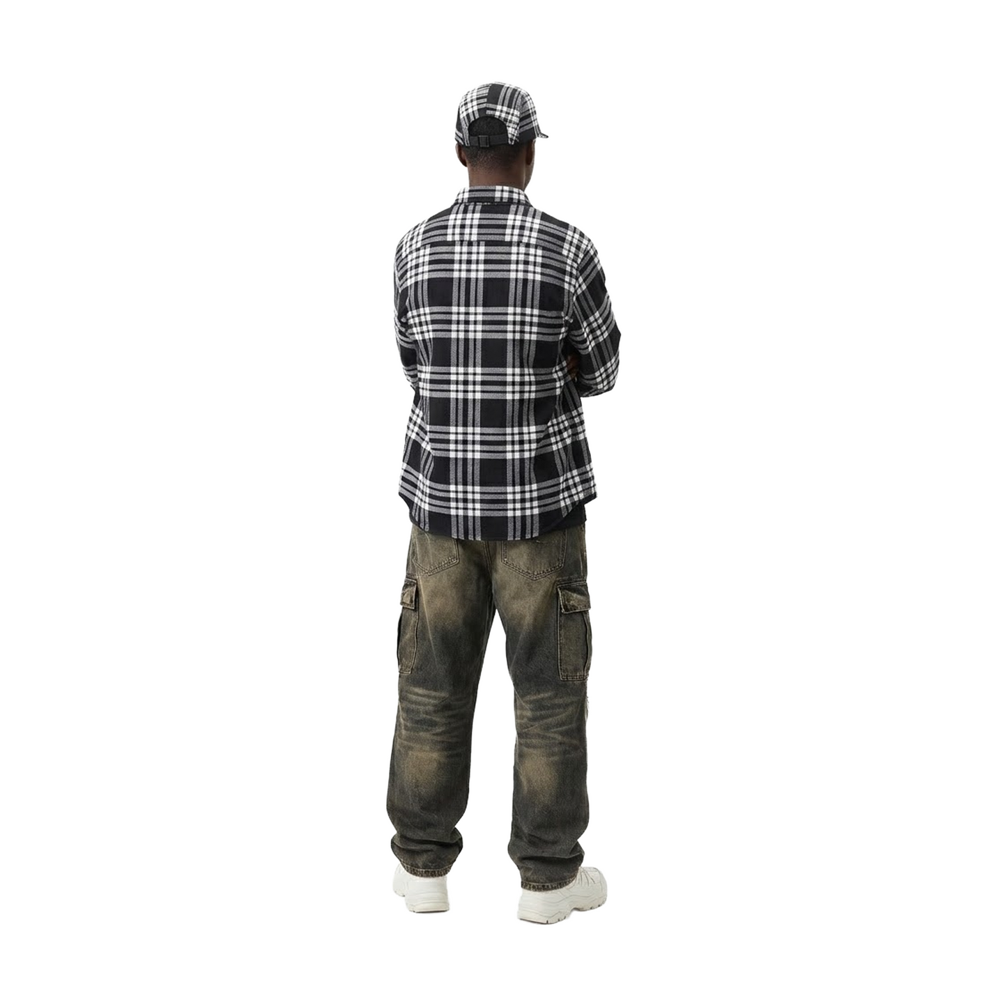 Supreme Lochcarron Camp Cap Black (FW25)