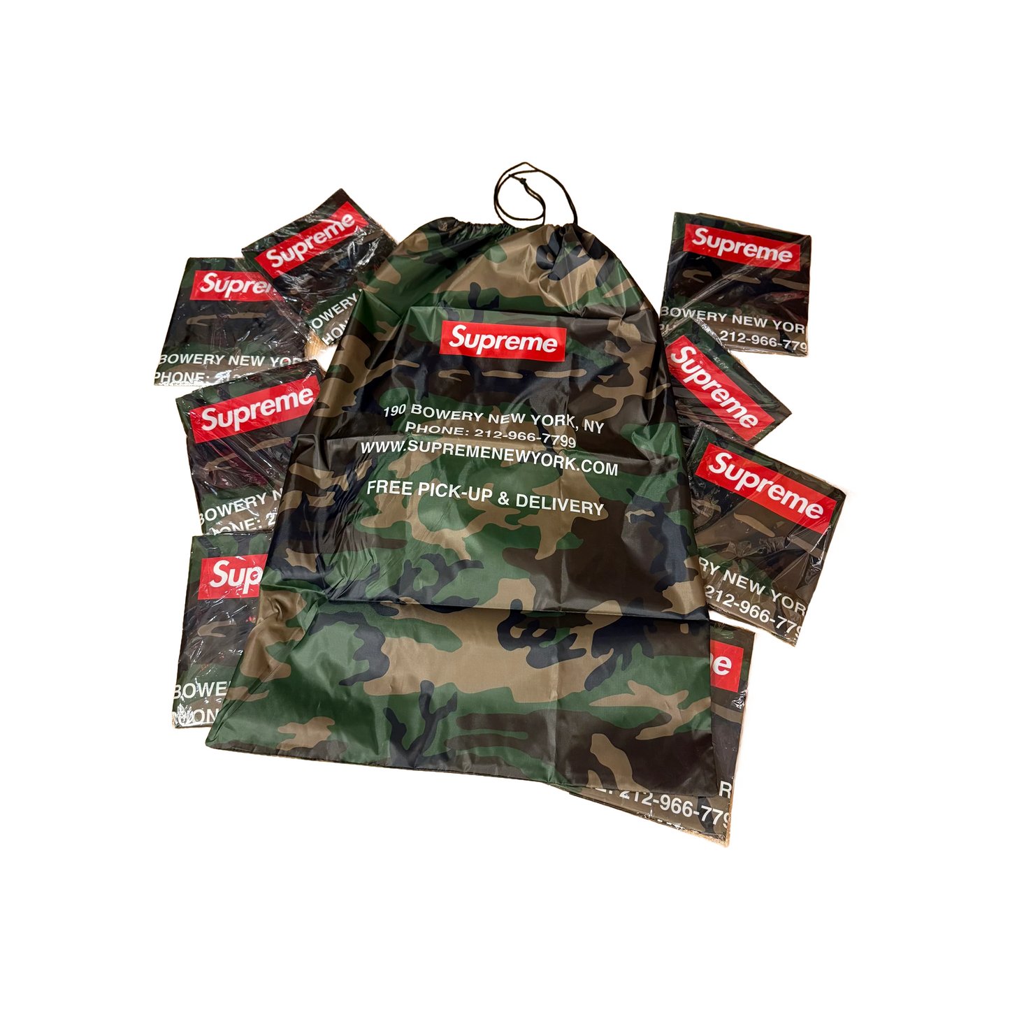 Supreme Drawstring Bag Free Gift (FW25)