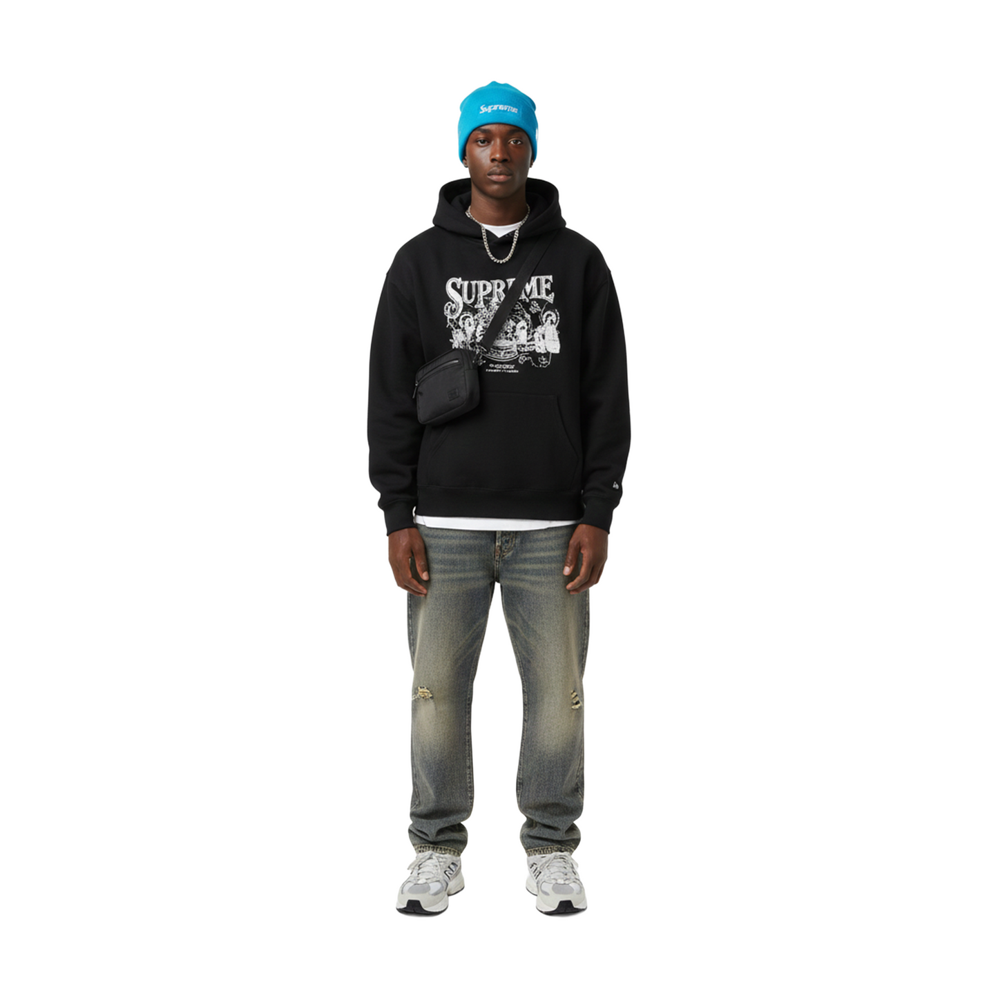 Supreme / New Era® Box Logo Beanie Bright Royal (FW18)