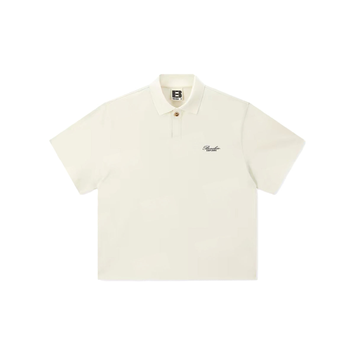 BONELESS Floral Logo Explore Print Shirt Beige (SS26)