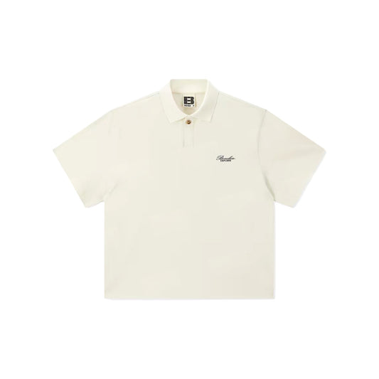 BONELESS Floral Logo Explore Print Shirt Beige (SS26)