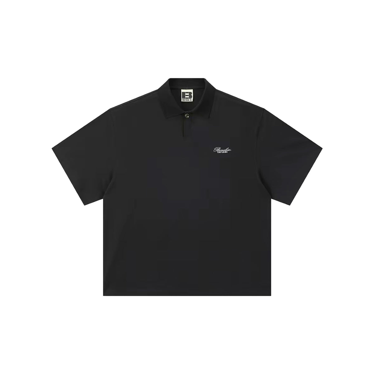 BONELESS Floral Logo Explore Print Shirt Black (SS26)