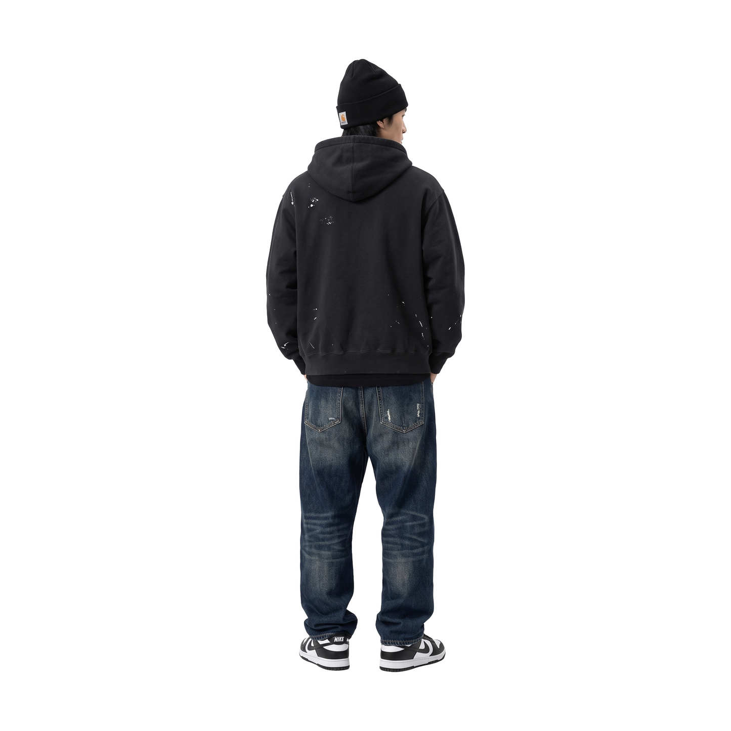 Supreme® / MM6 Maison Margiela Box Logo Zip Up Hoodie Black (SS26)
