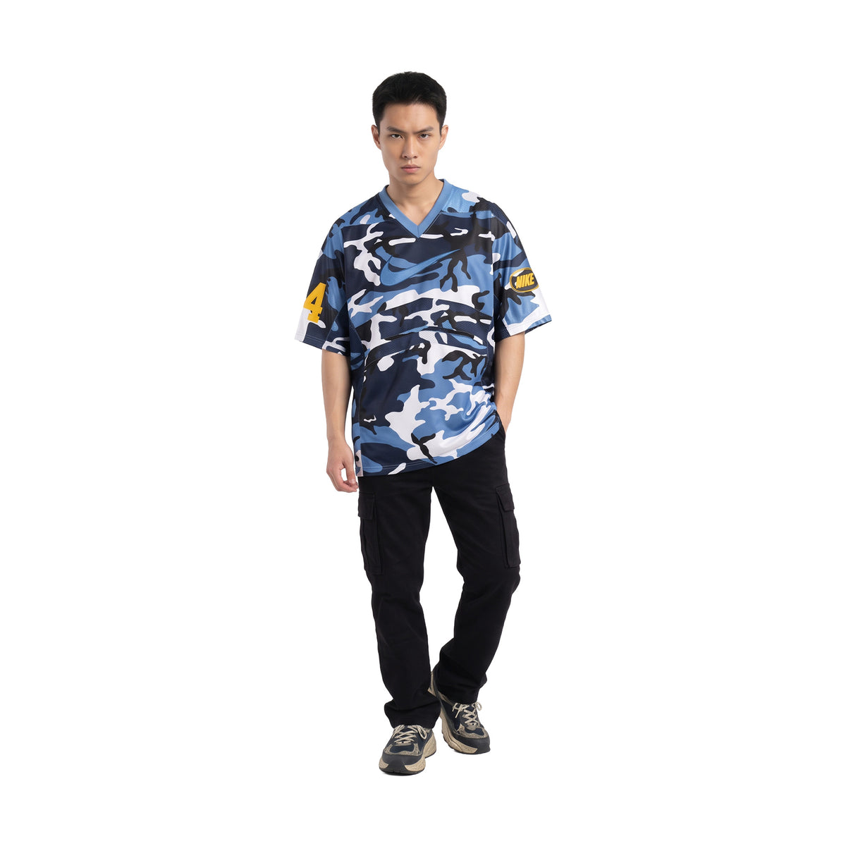 Supreme Nike Football Jersey Blue Camo (FW26)
