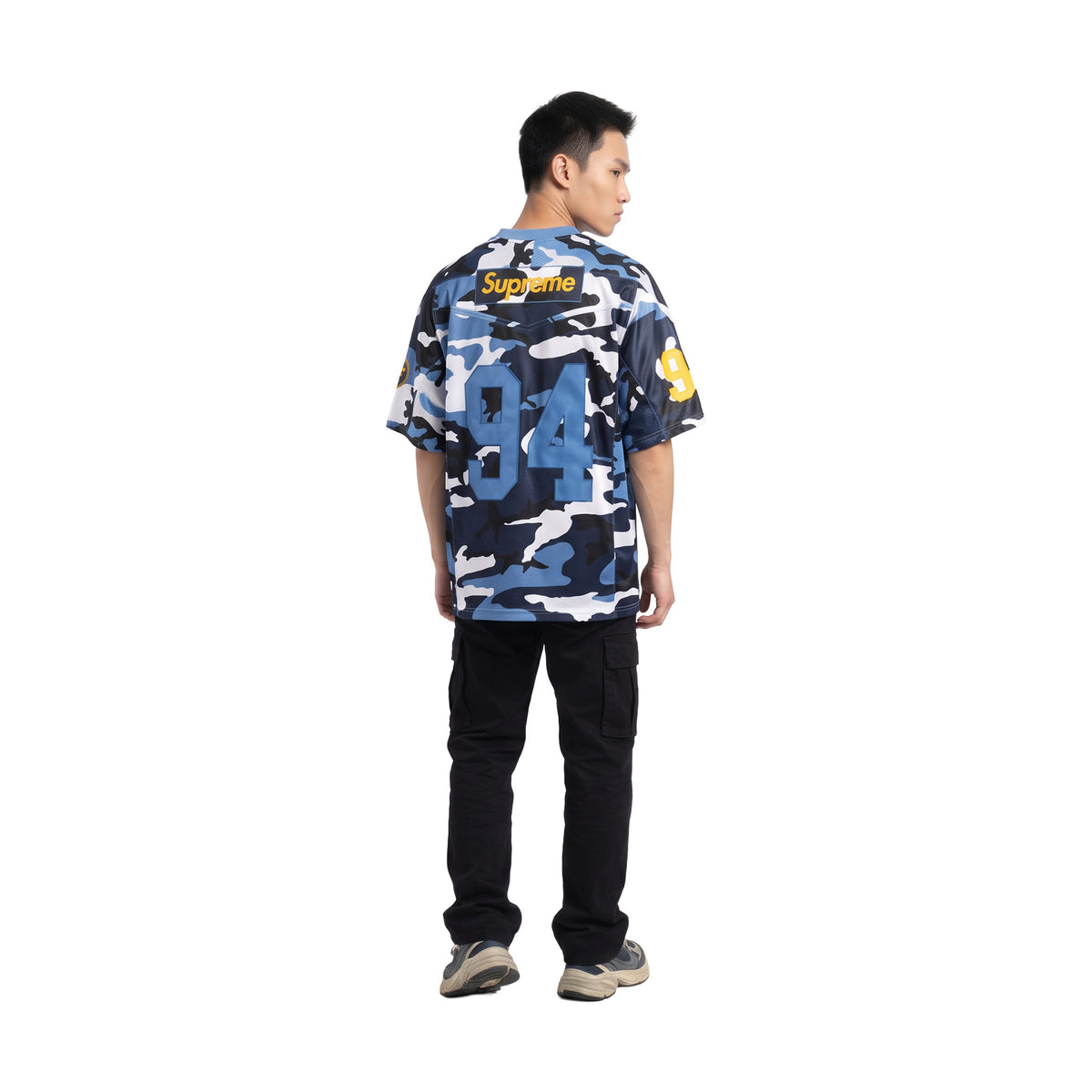 Supreme Nike Football Jersey Blue Camo (FW26)
