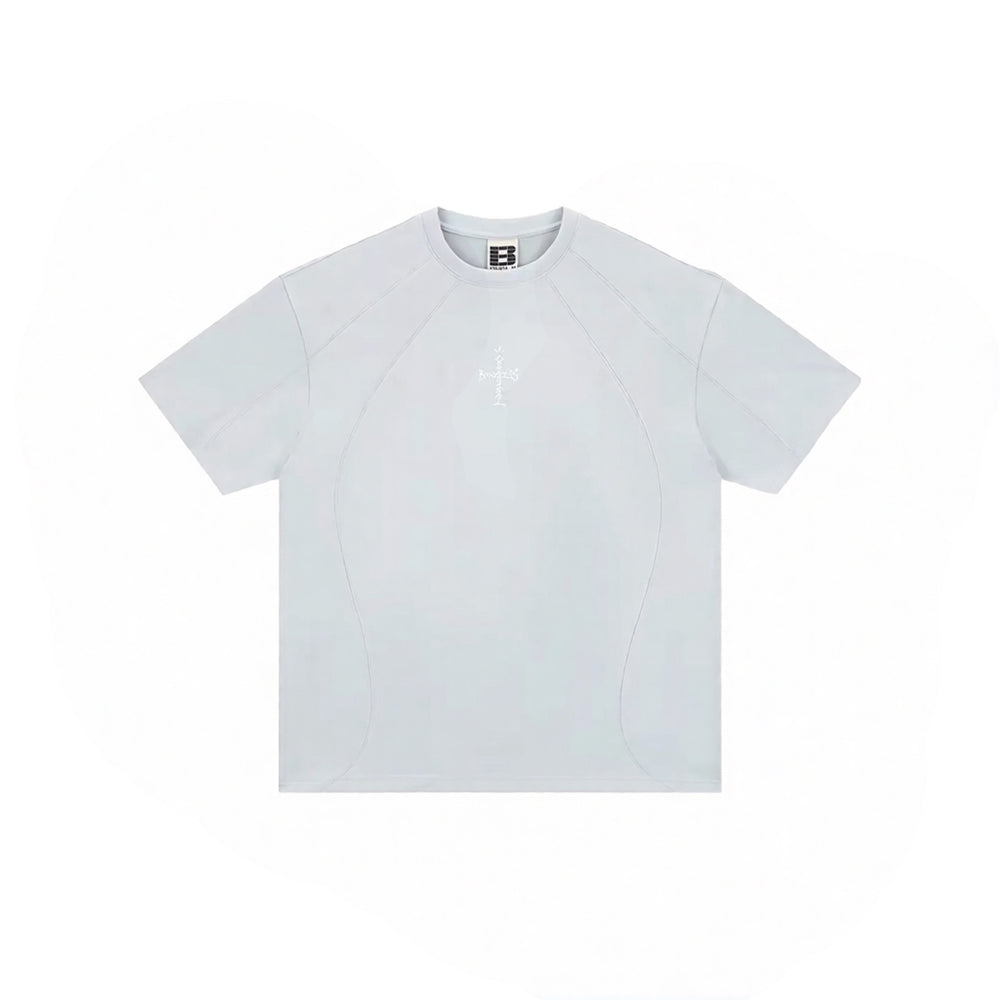 BONELESS Deconstructed Cross Tee Ice Blue (SS26)