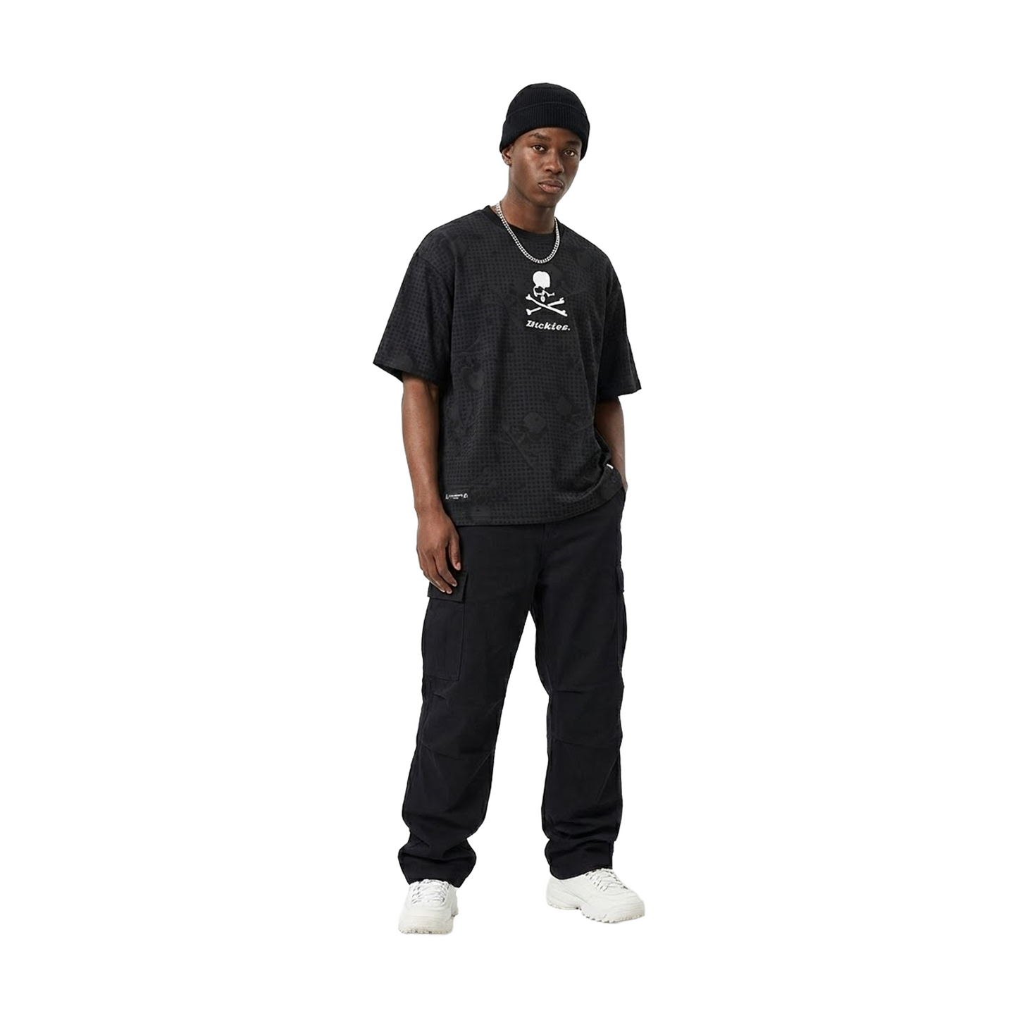MASTERMIND JAPAN x Dickies Night Camo Short Sleeved Tee Black (SS25)