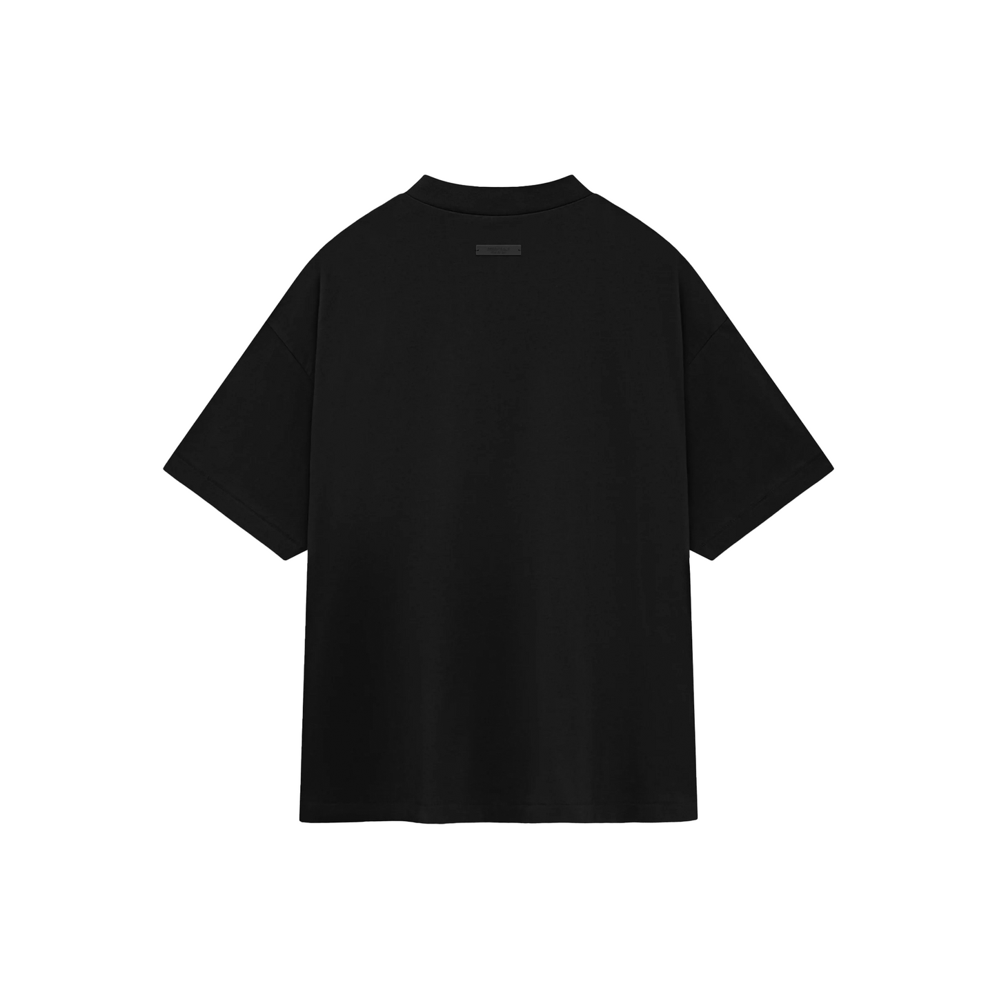 Fear of God Essentials Crest Logo Jersey Crewneck Tee Black (FW24)