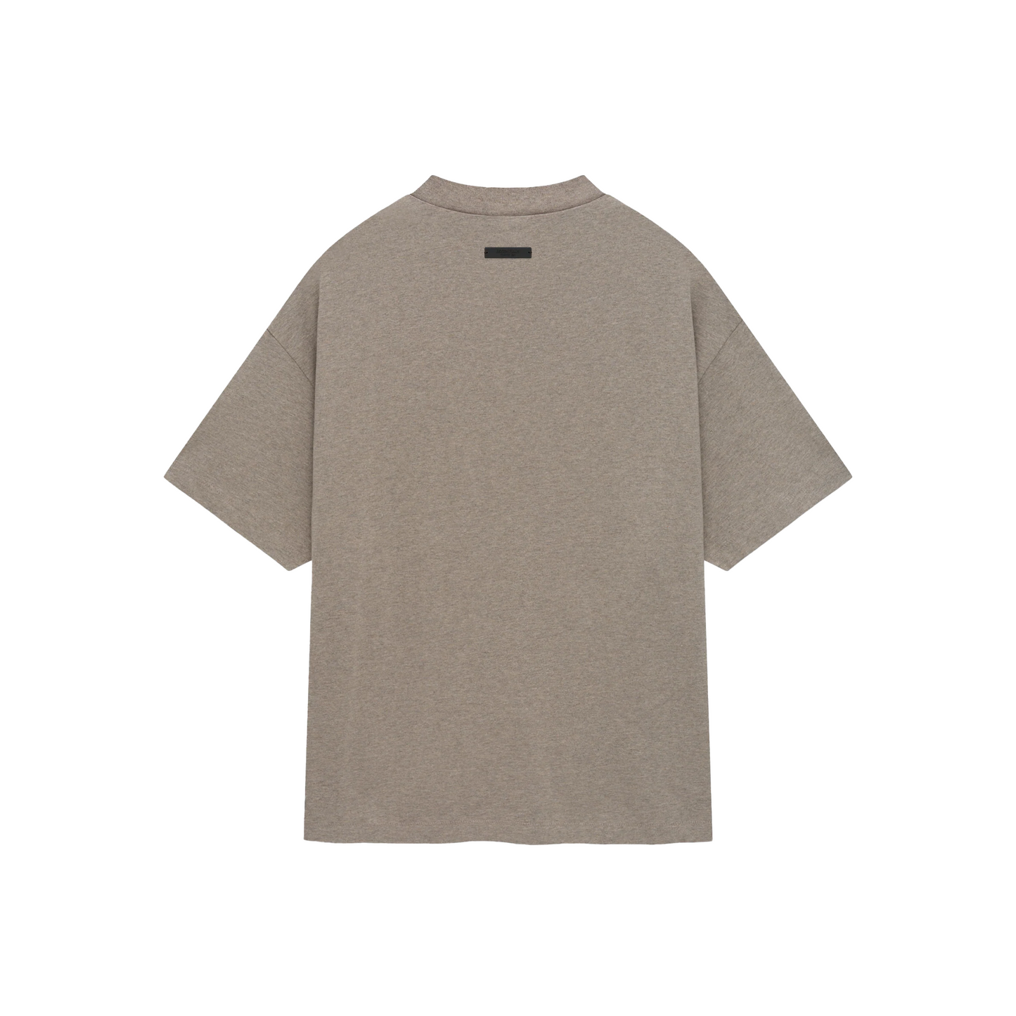 Fear of God Essentials Crest Logo Jersey Crewneck Tee Heather Grey (FW24)