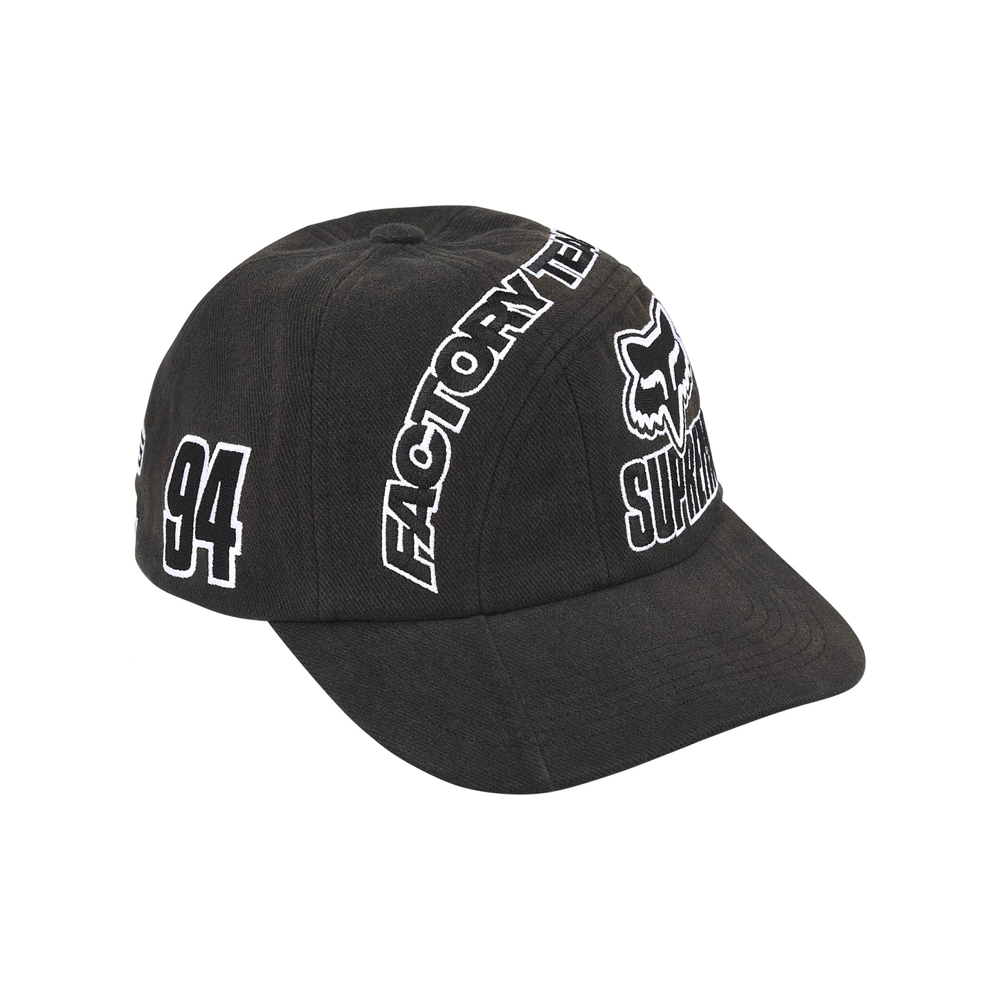 Supreme x Fox Racing 6-Panel Cap Black (FW25)