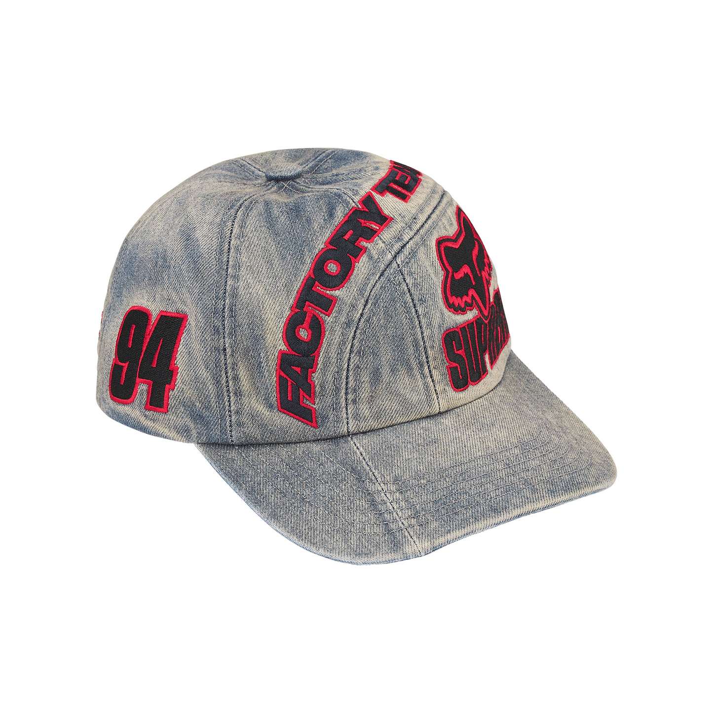 Supreme x Fox Racing 6-Panel Cap Denim (FW25)
