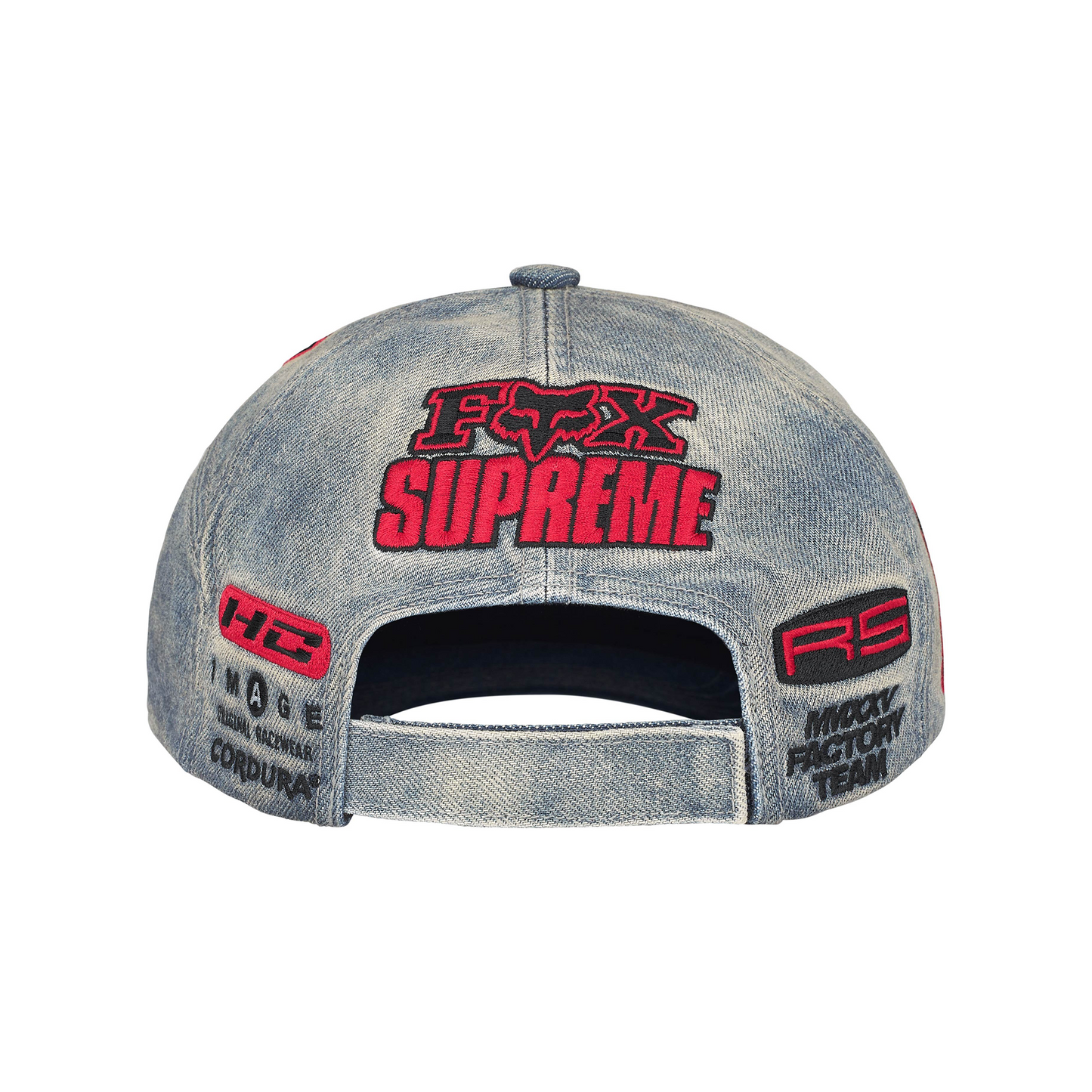 Supreme x Fox Racing 6-Panel Cap Denim (FW25)