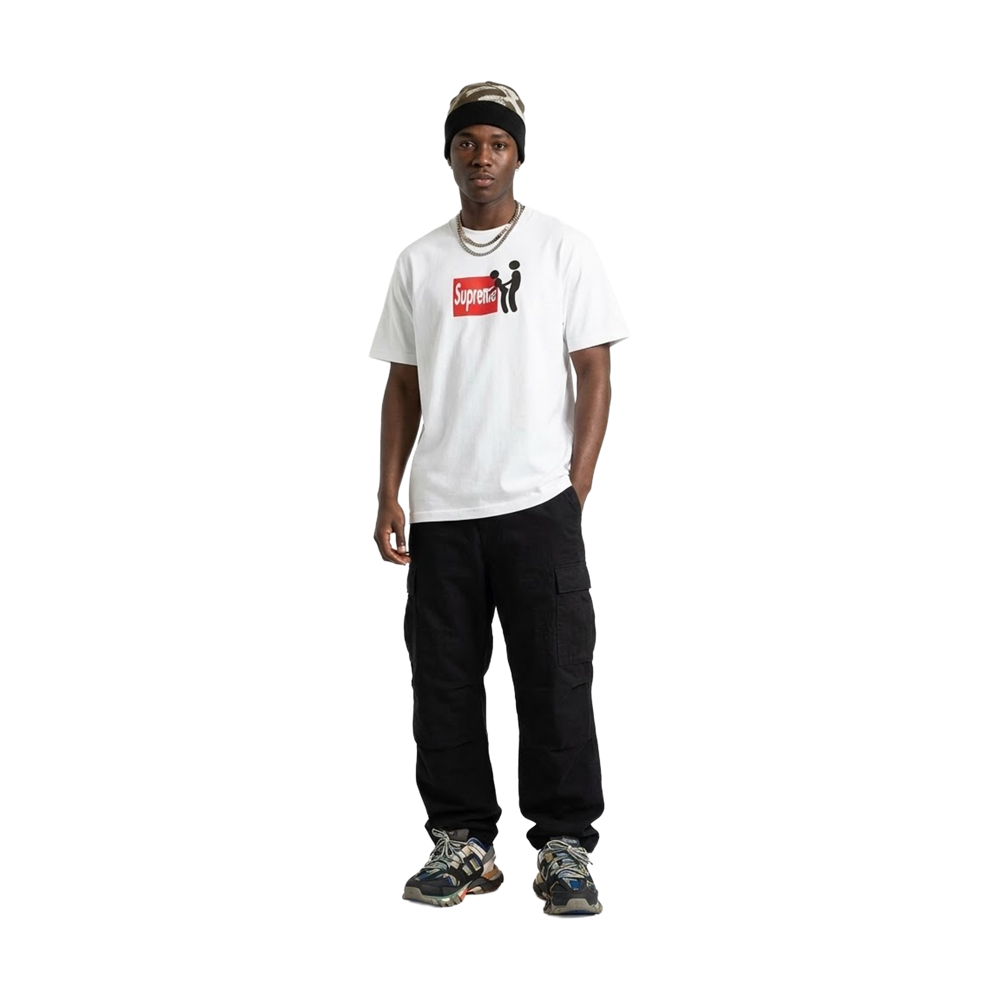supreme stick tee white 白 Sサイズ Supreme Stick Tee White (FW25 