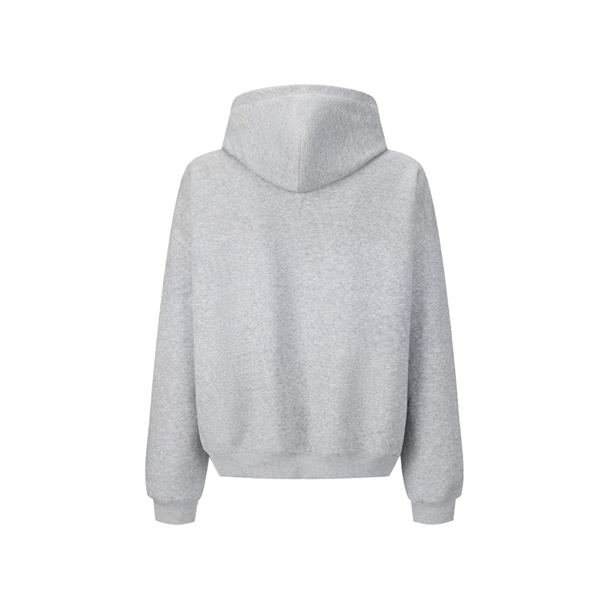 BONELESS Leopard Print Zip-Up Hoodie Flower Grey (SS26)