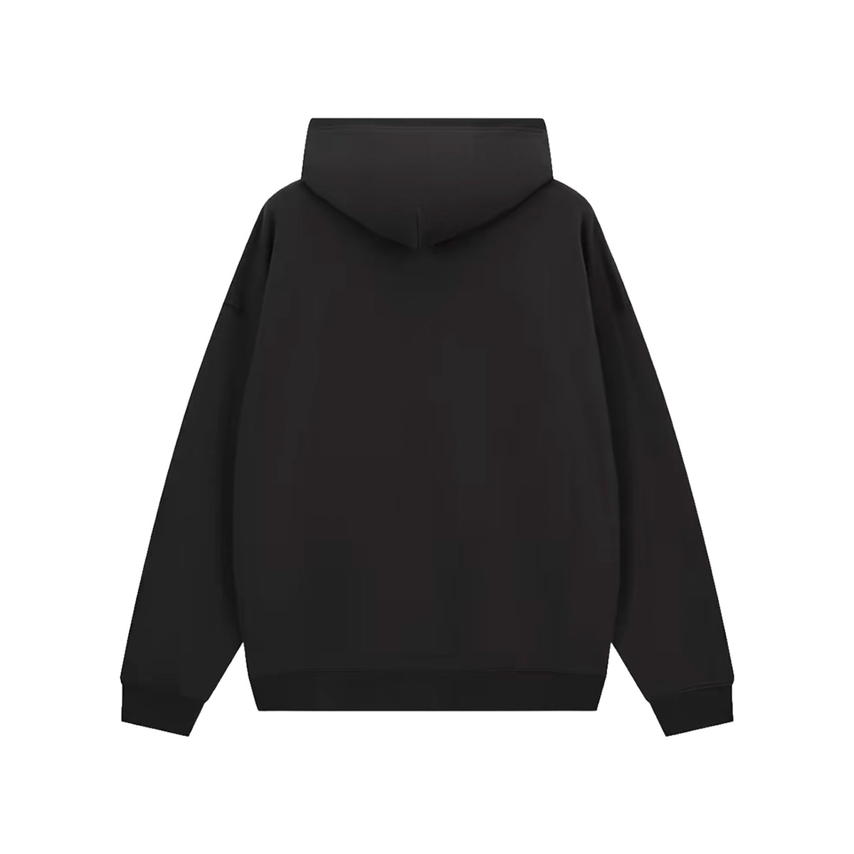 BONELESS Hollow Sequin Embroidered Gothic B Zip-Up Hoodie Black (FW25)