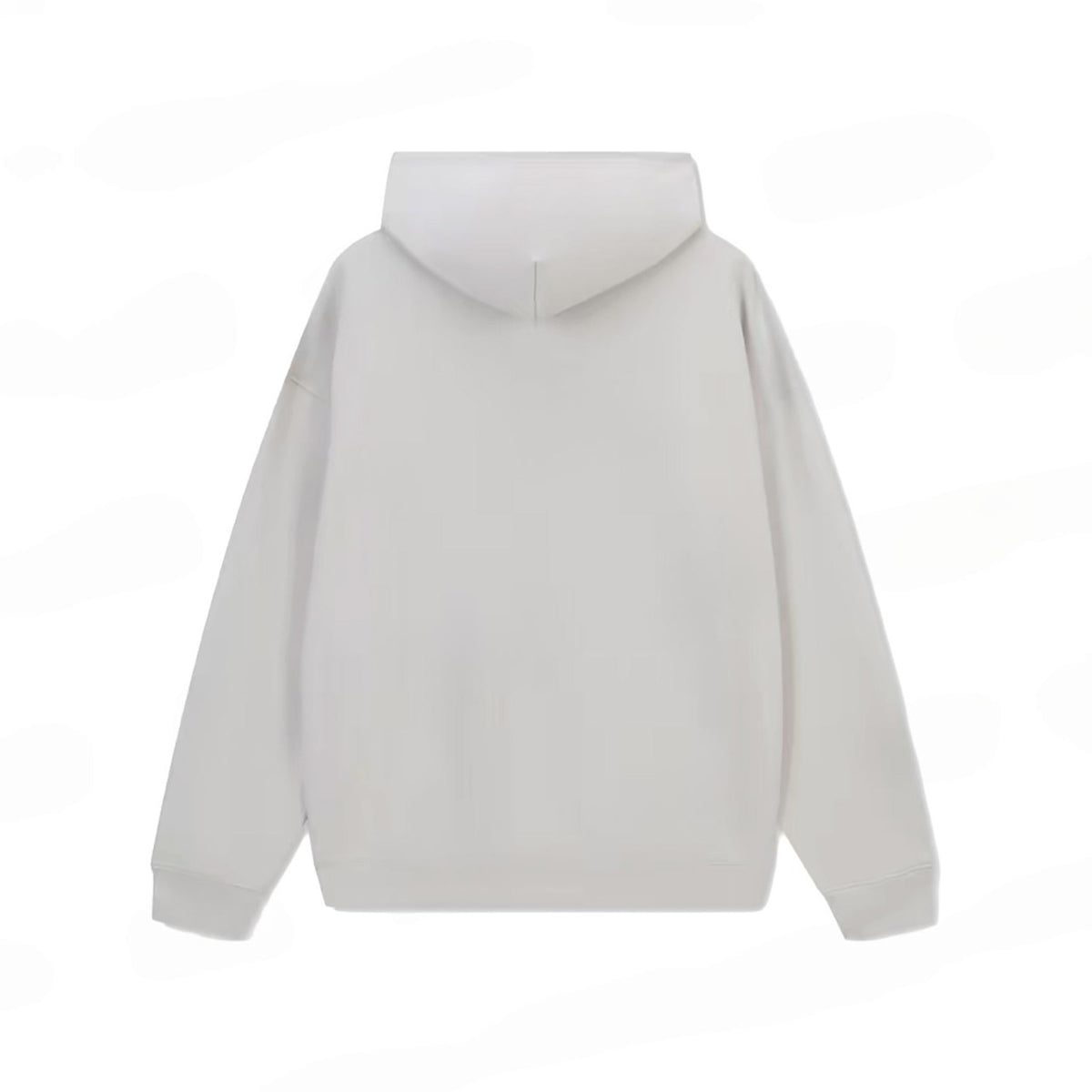 BONELESS Hollow Sequin Embroidered Gothic B Zip-Up Hoodie Slate Grey (FW25)