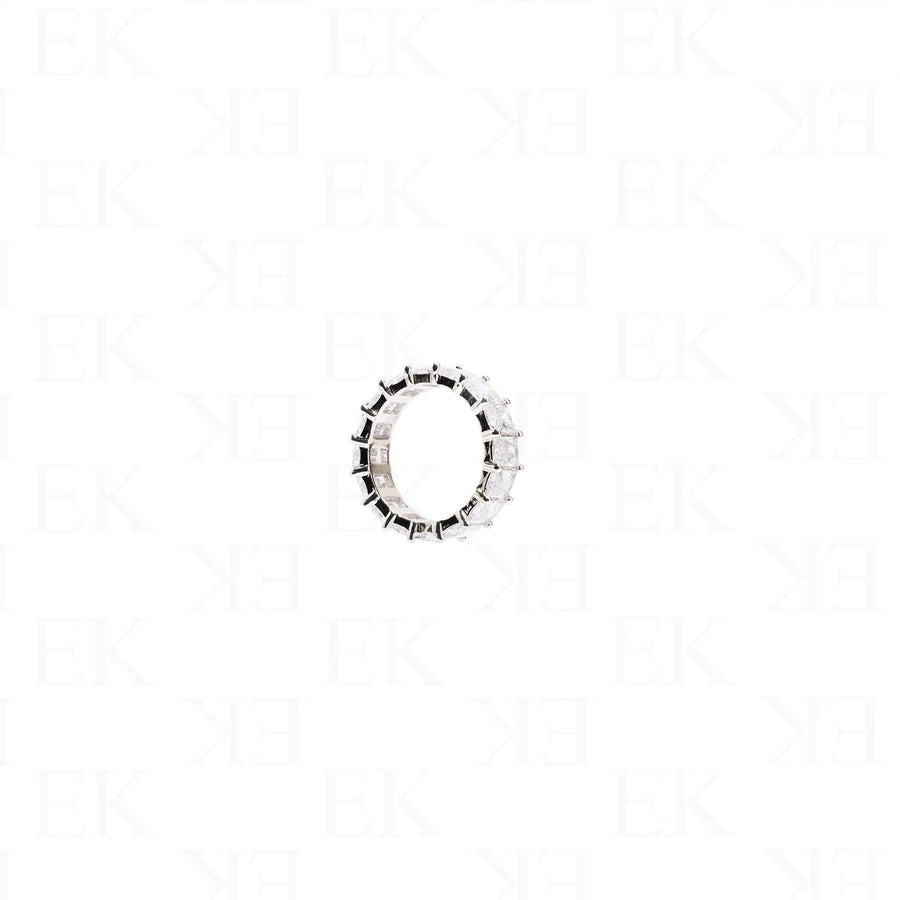 EK Collection Mini Baguette Ring Silver