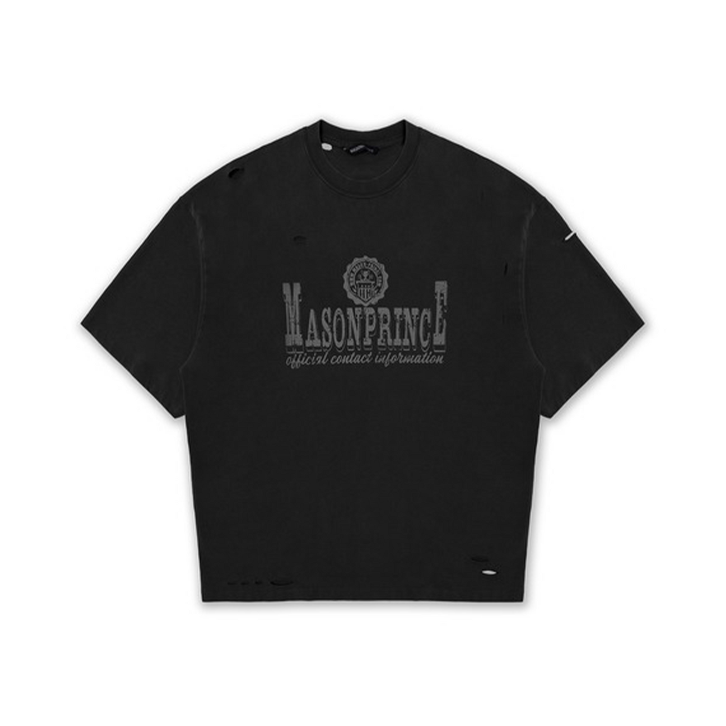 MASONPRINCE Official Logo Tee Black (SS24)