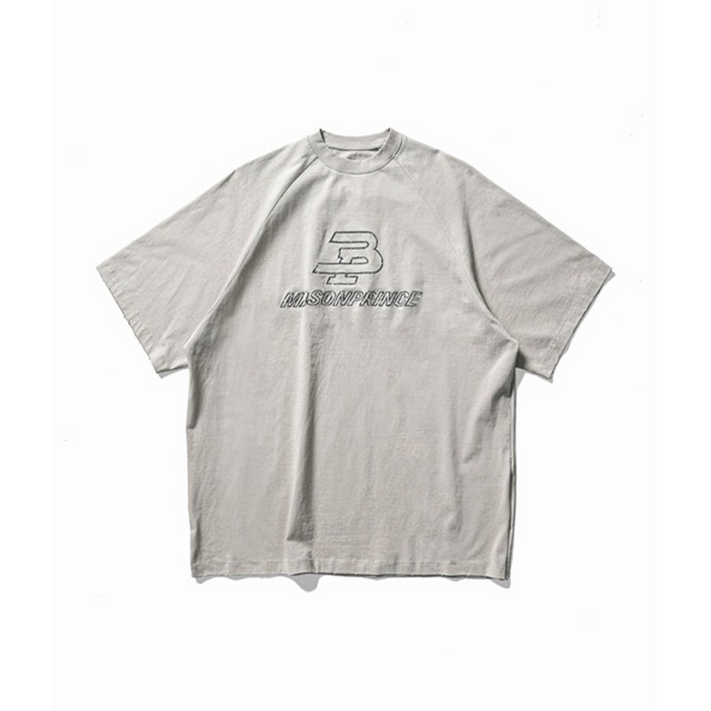 MASONPRINCE MP Logo Embroidery Tee Beige