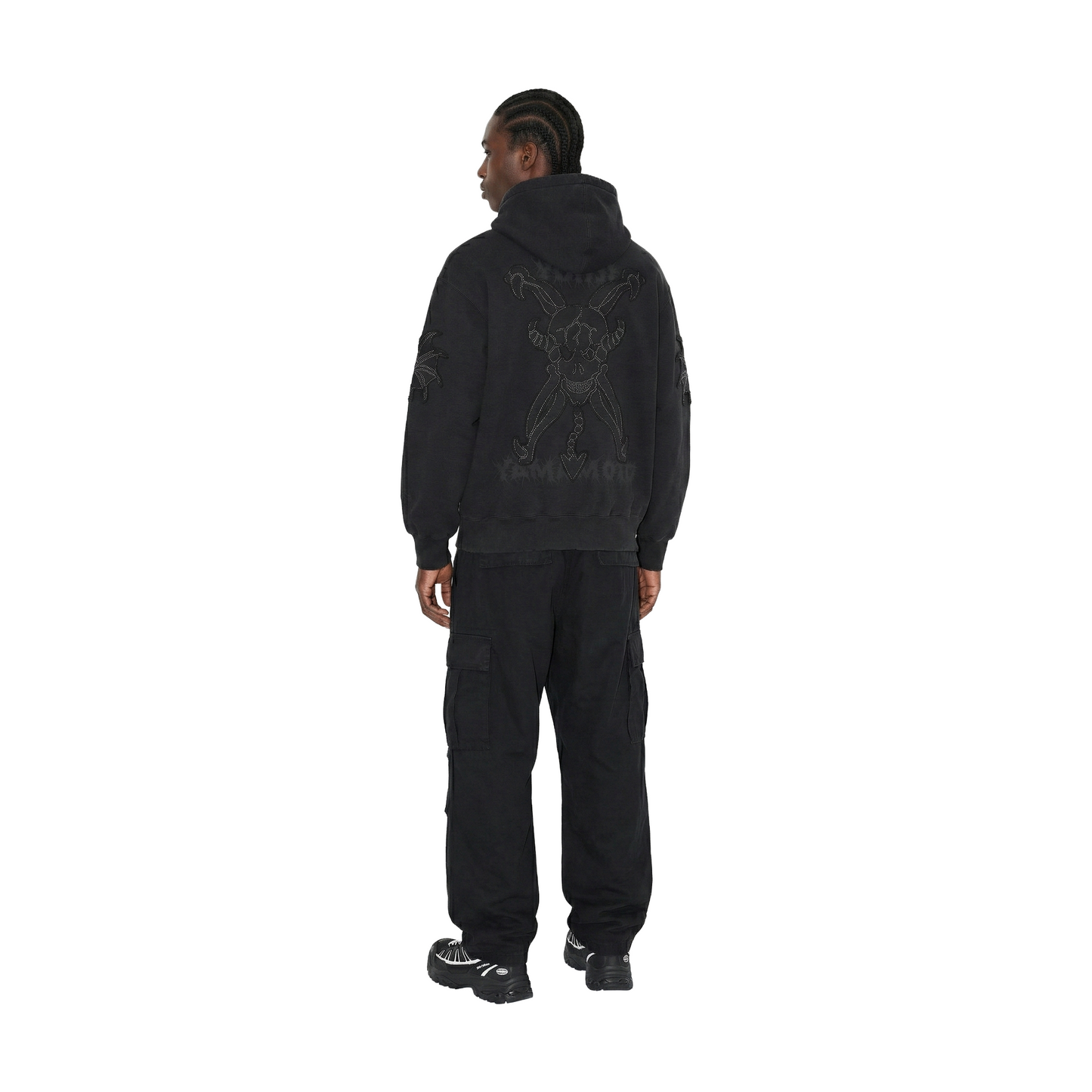 Supreme Y’s by Yohji Yamamoto Zip Up Hoodie Black (FW25)