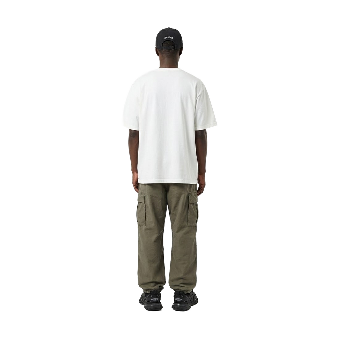 Supreme Pigment Coated 2-Tone S Logo 6-Panel Cap Black (FW25)