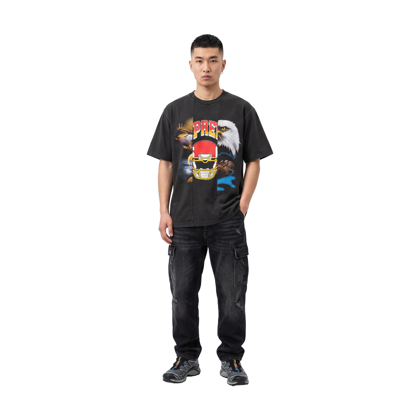Supreme®/MM6 Maison Margiela Split Short Sleeved Tee Black (SS26)