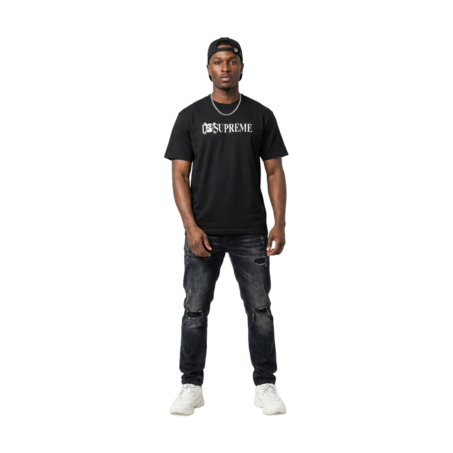 Supreme Skull Tee Black (FW25)