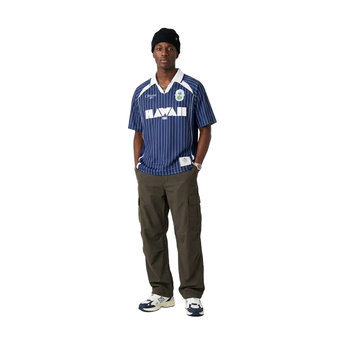 KITH Hawaii Ohana Exclusive Soccer Jersey Blue Royal (SS25)