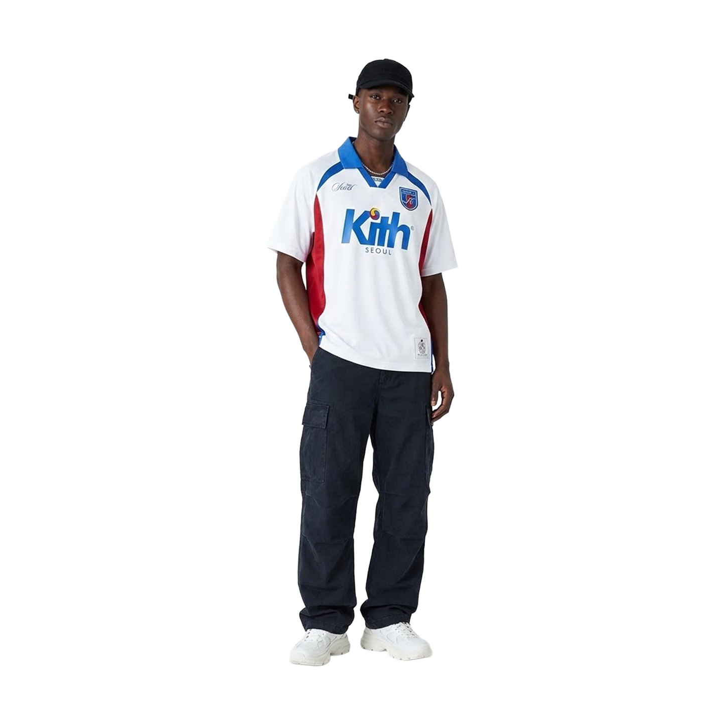KITH Seoul Exclusive Soccer Jersey White (SS25)