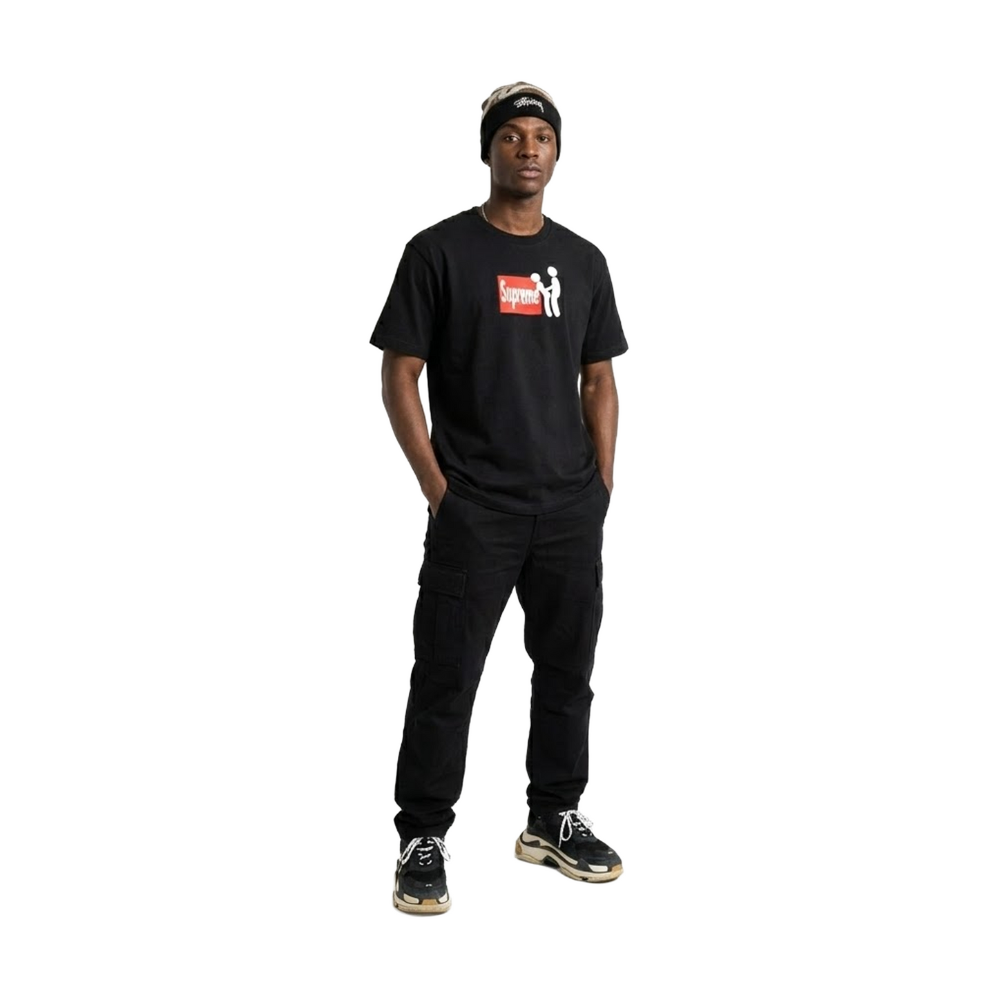 Supreme Stick Tee Black (FW25) – STEALPLUG KL Supreme Stick Tee Black (FW25) – STEALPLUG KL