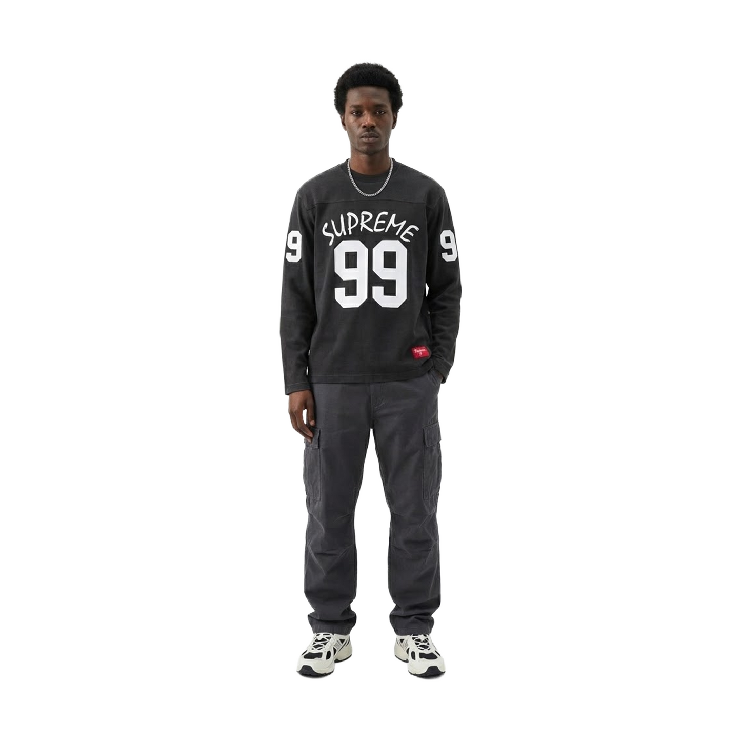 Supreme 99 Long Sleeved Football Tee Black (SS24)