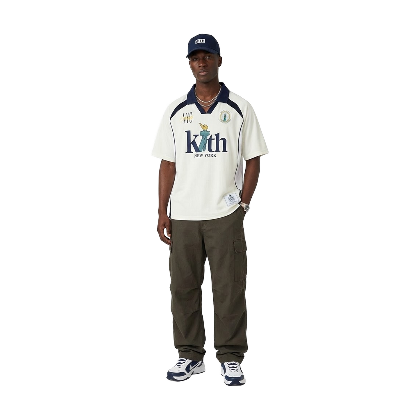 KITH New York Exclusive Soccer Jersey Beige (SS25)