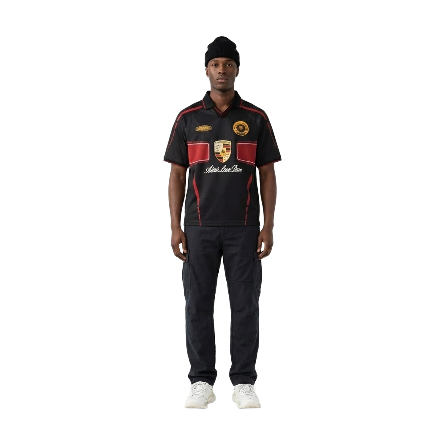 Aime Leon Dore x Porsche 993 Turbo Team Jersey Jet Black (FW24)