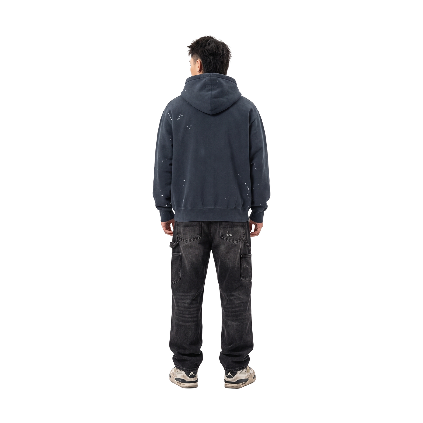 Supreme® / MM6 Maison Margiela Box Logo Zip Up Hoodie Navy (SS26)