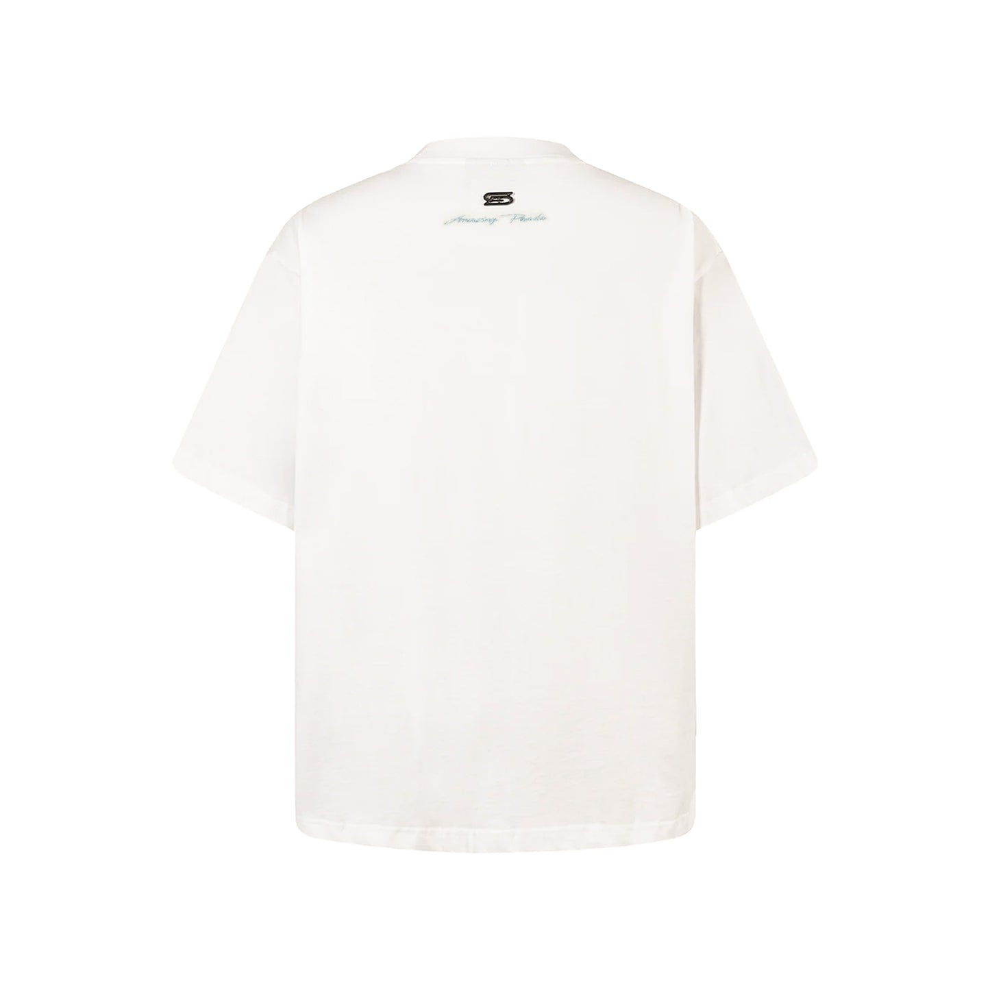 SLOWDOWN Equine Shoe Tee White (SS26) - Secret Edition