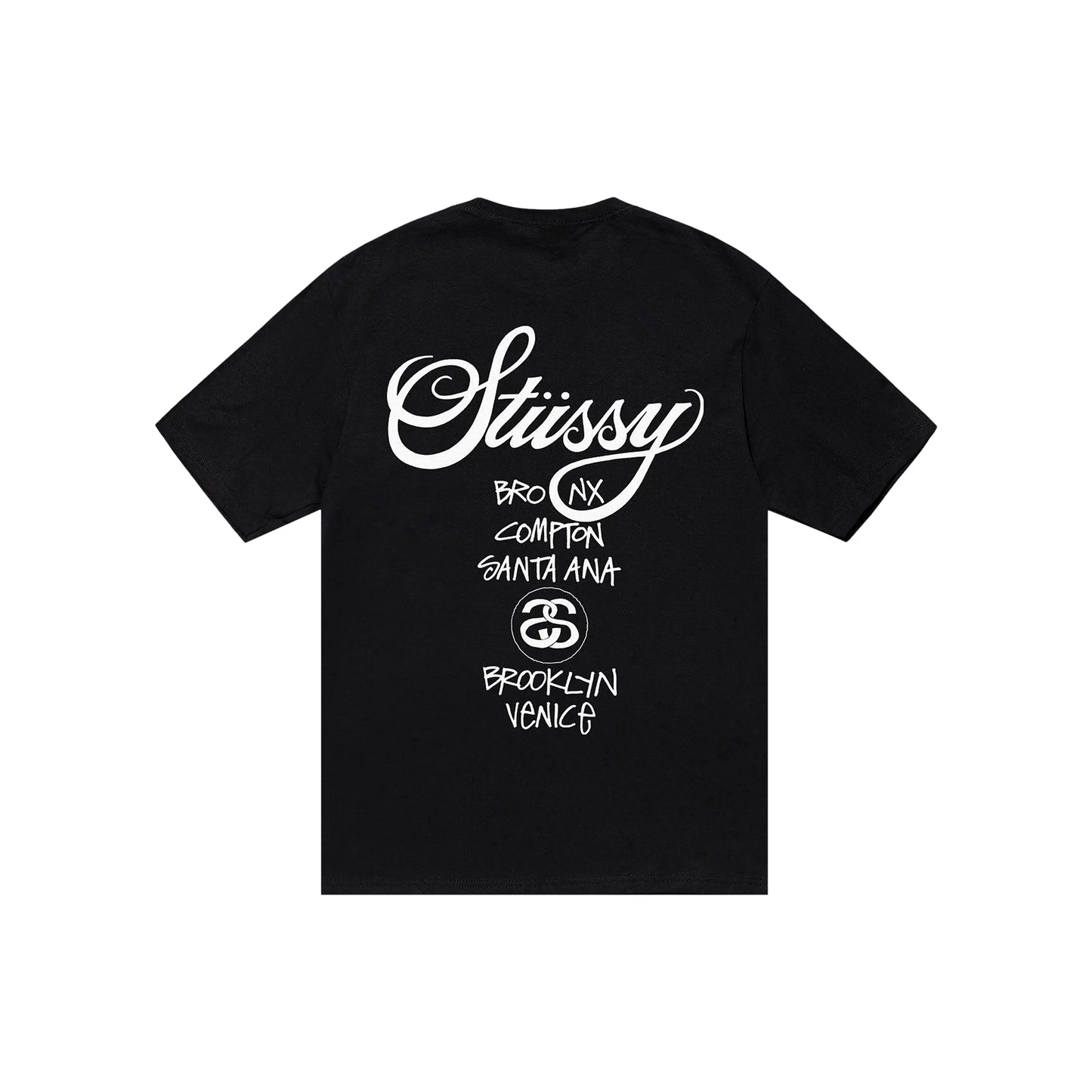 Stussy World Tour Tee Black (SS24)