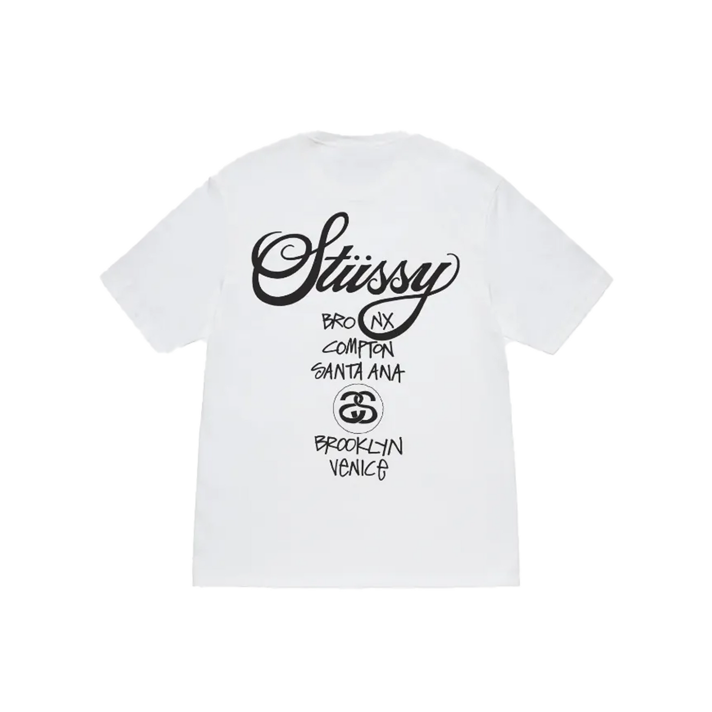 Stussy World Tour Tee White (SS24)