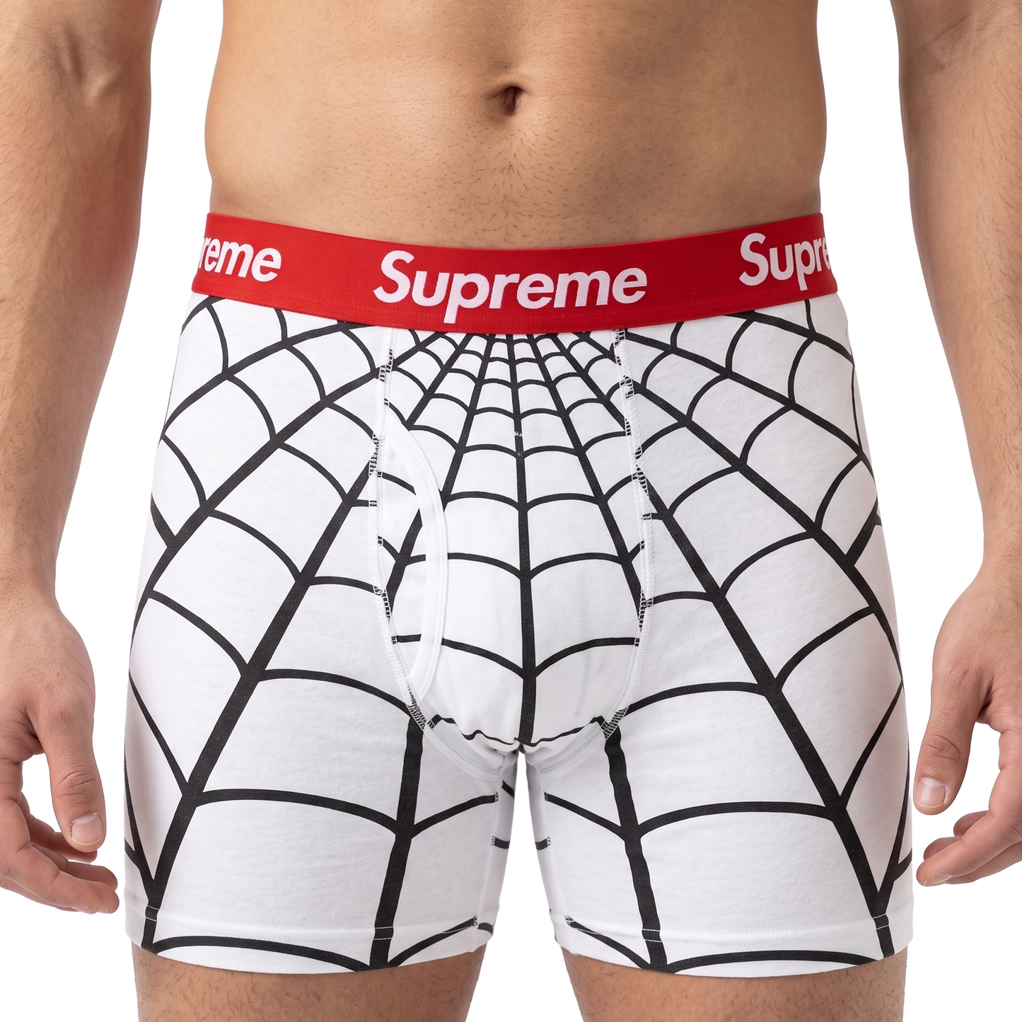 Supreme®/Hanes® Spider-Man 2 Pack Boxer Briefs White (SS26)