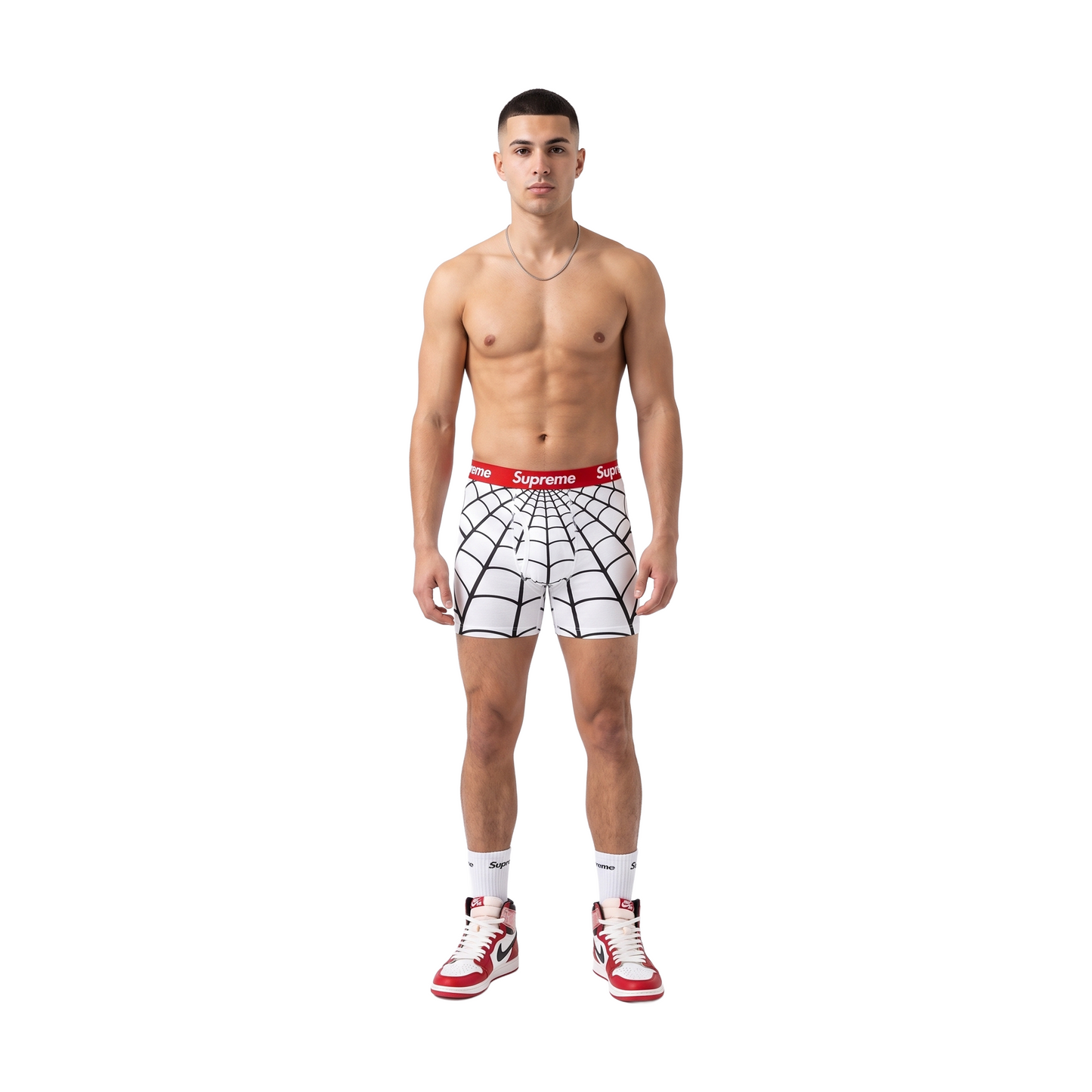 Supreme®/Hanes® Spider-Man 2 Pack Boxer Briefs White (SS26)