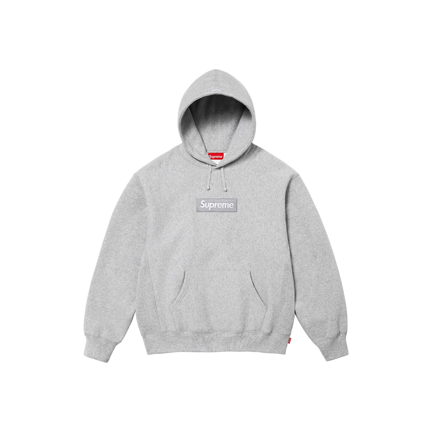 Supreme Box Logo Hoodie Sweatshirt Heather Grey (FW24)