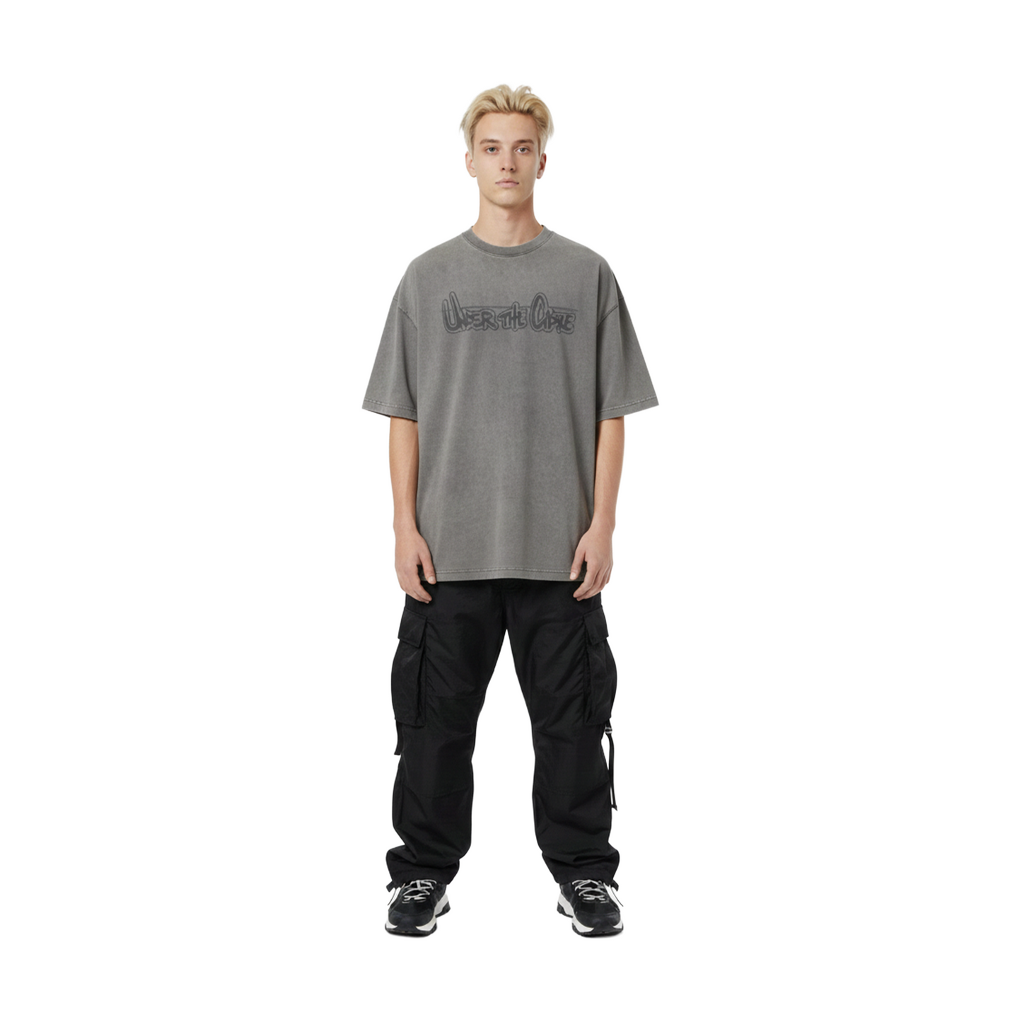 TEAM WANG design UNDER THE CASTLE Tee Grey (FW25)