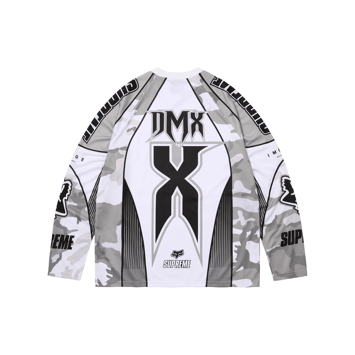 Supreme x Fox Racing DMX Jersey Snow Camo (FW25)