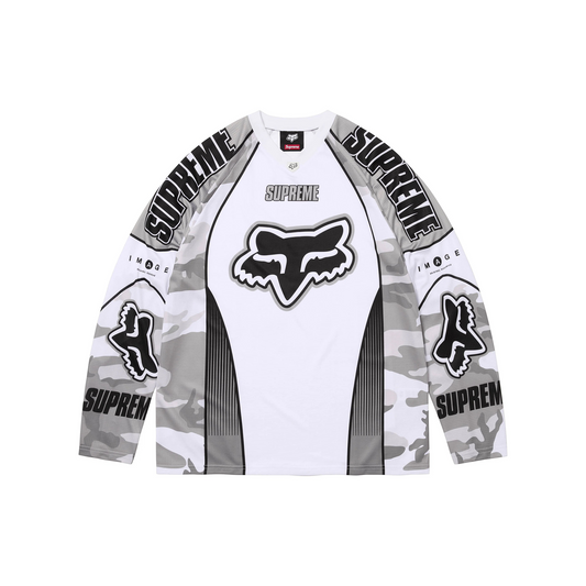 Supreme x Fox Racing DMX Jersey Snow Camo (FW25)