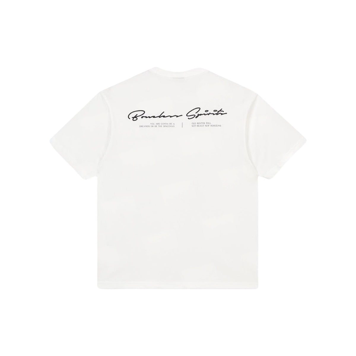BONELESS Spaceman Handwritten Tee Off White (SS26)