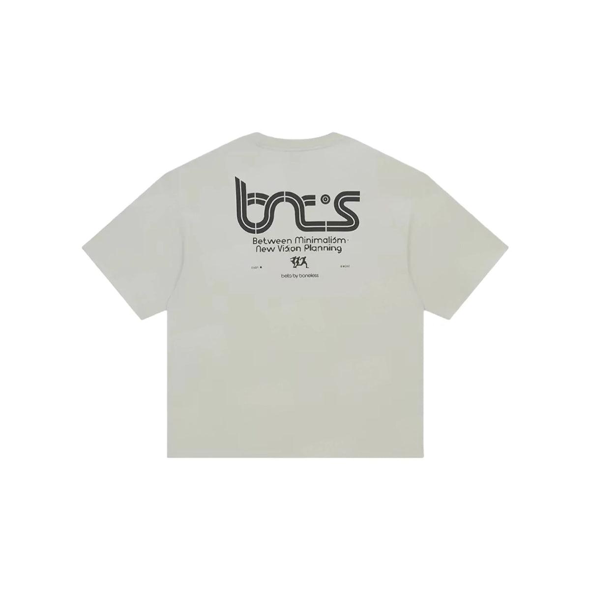 BONELESS Between Minimalism Tee Light Grey (SS26)