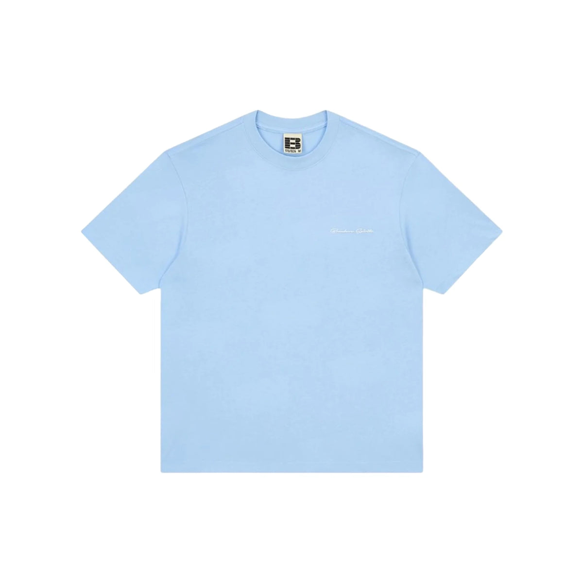 BONELESS Spaceman Handwritten Tee Light Blue (SS26)