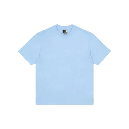 BONELESS Spaceman Handwritten Tee Light Blue (SS26)