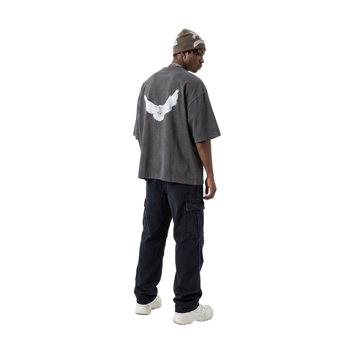 Yeezy Gap Engineered by BALENCIAGA Dove No Seam Tee Dark Grey (SS22)