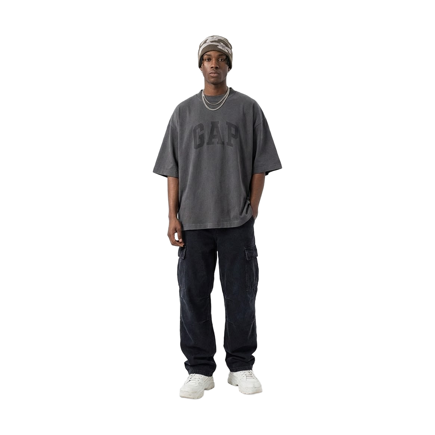 Yeezy Gap Engineered by BALENCIAGA Dove No Seam Tee Dark Grey (SS22)